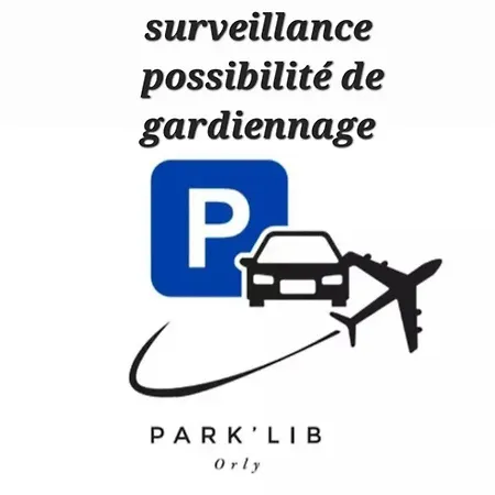 Aeroport D' Orly, Location De Parking, En 5 Mn En Voiture Ou A 2 Stations En Bus 191-100 Ou Taxis 12-13 Euros, A 2 Min A Pied Des Magasins Et Restaurants Proche Paris Et De La Gare C Et D Possibilite De Venir Tres Tard Et Partir Tres Tot